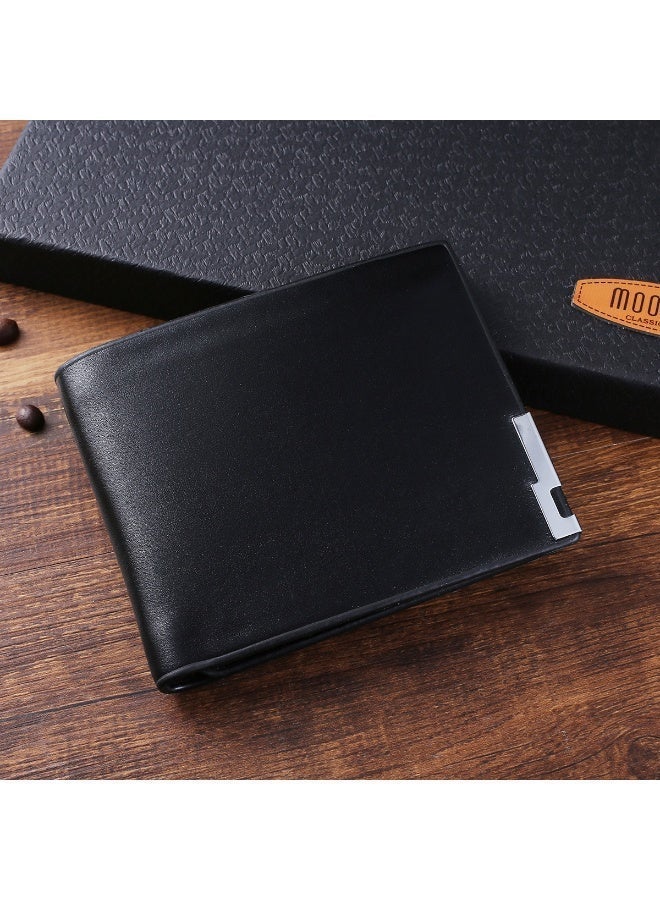 OLUDENIZ 🕴️ Elegant 6-Piece Men’s Business Gift Set – Black Leather Watch, Belt, Wallet, Tie, Cufflinks & Tie Clip - Image 4